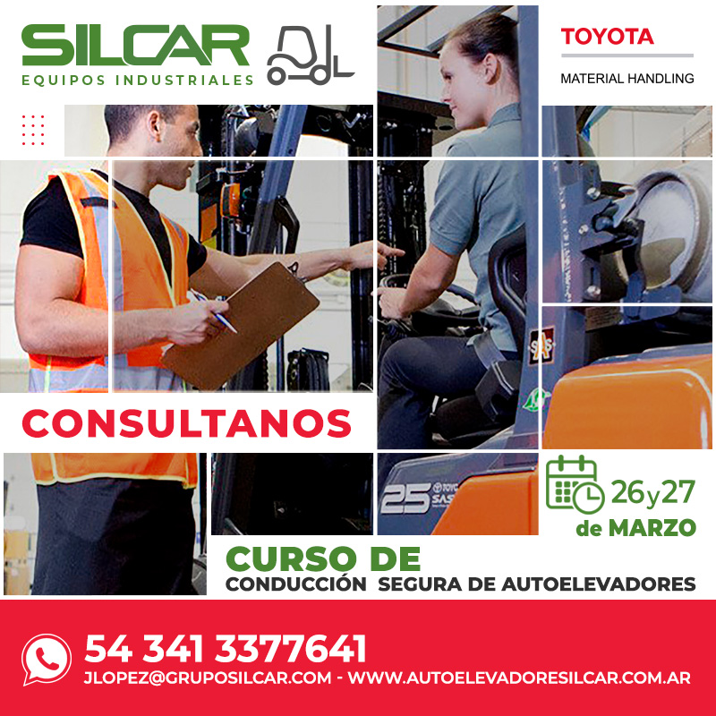 Curso de Conducción Segura de Autoelevadores – 26 y 27 de Marzo de 2020