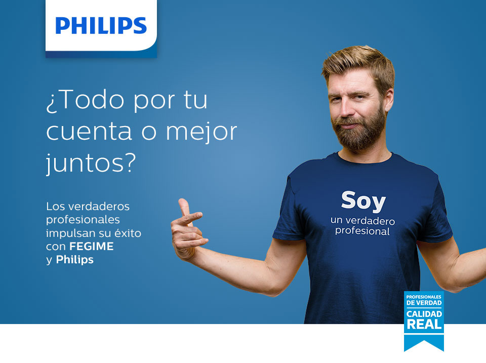 Los verdaderos profesionales impulsan su éxito con FEGIME y Philips