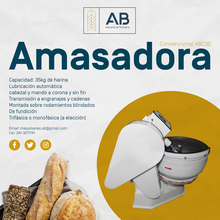 AMASADORA CONVENCIONAL ABC35