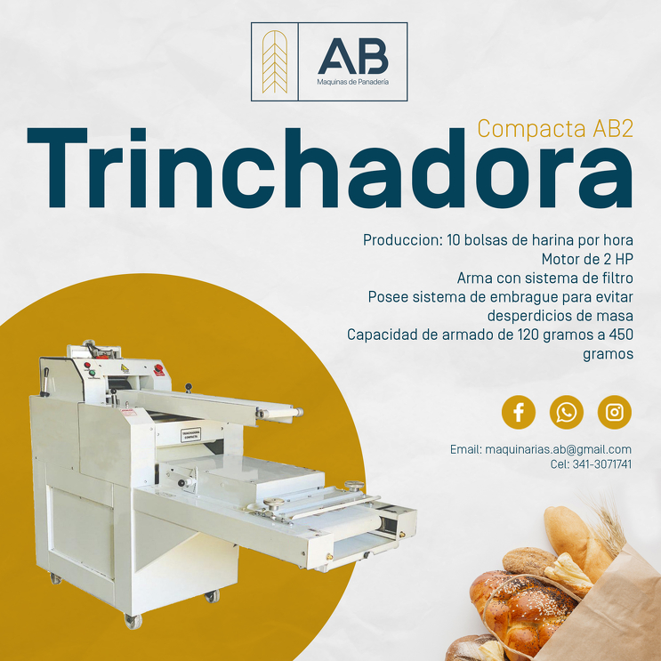 Trinchadora de pan: importancia de esta máquina de panadería