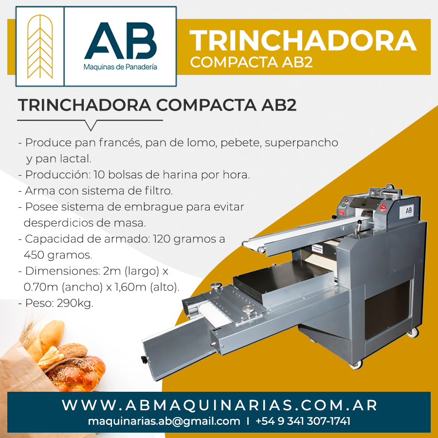 Trinchadora compacta AB2