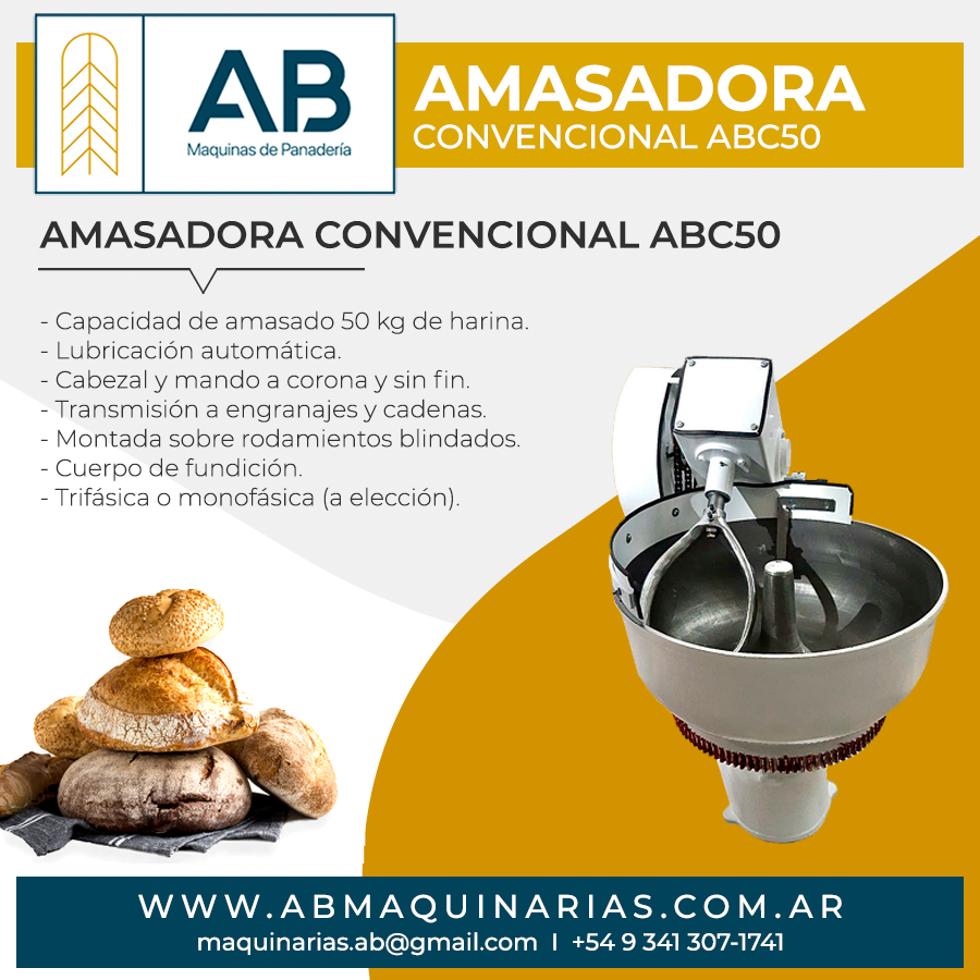 Amasadora convencional ABC50