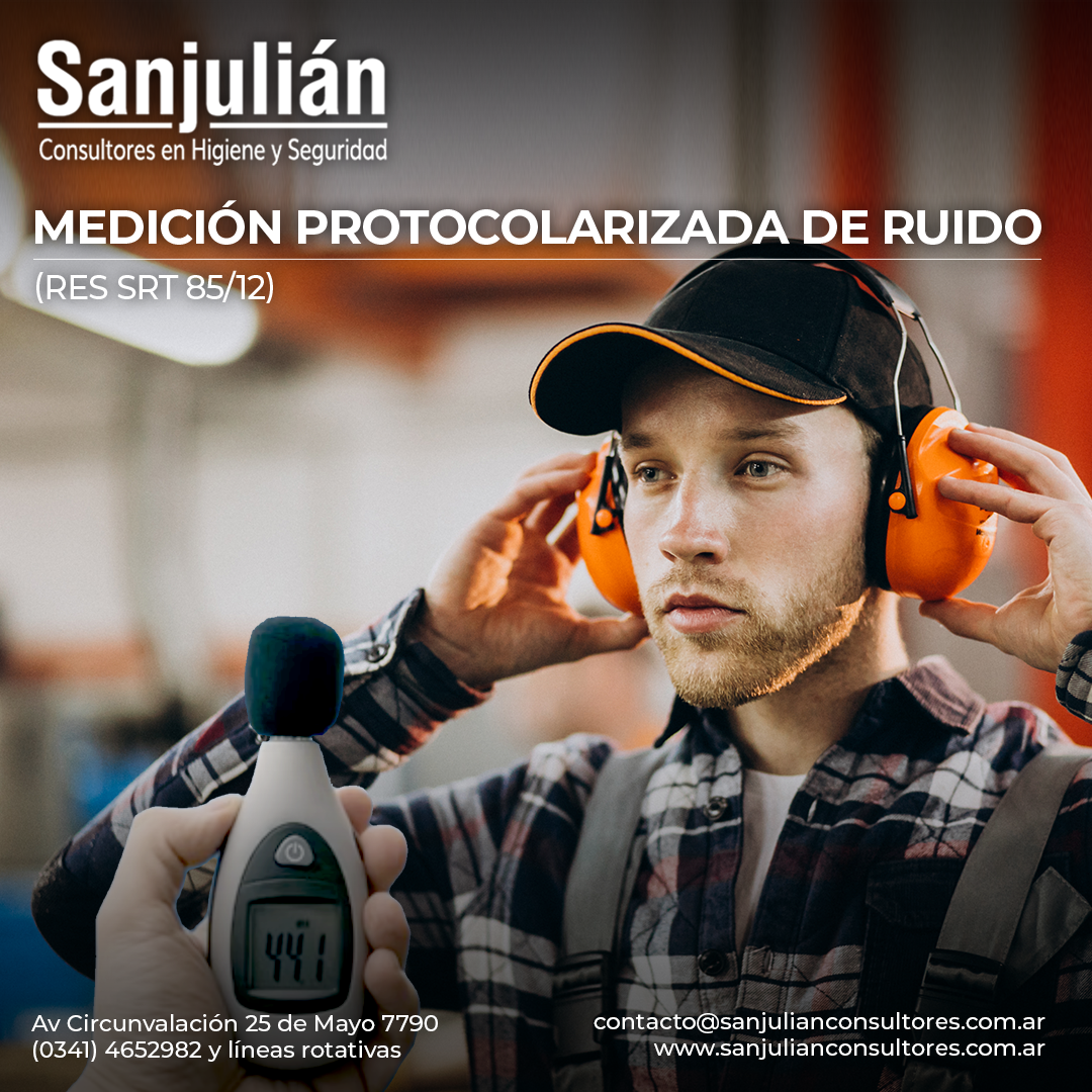 Medición Protocolarizada de RUIDO (RES SRT 85/12)