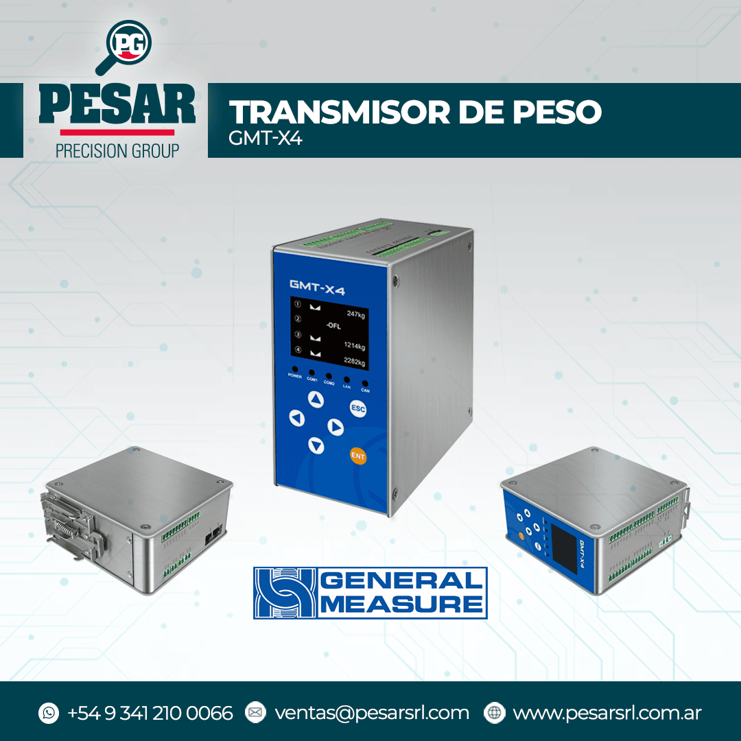 Transmisor de Peso GMT-X4: Innovación en la Automatización Industrial