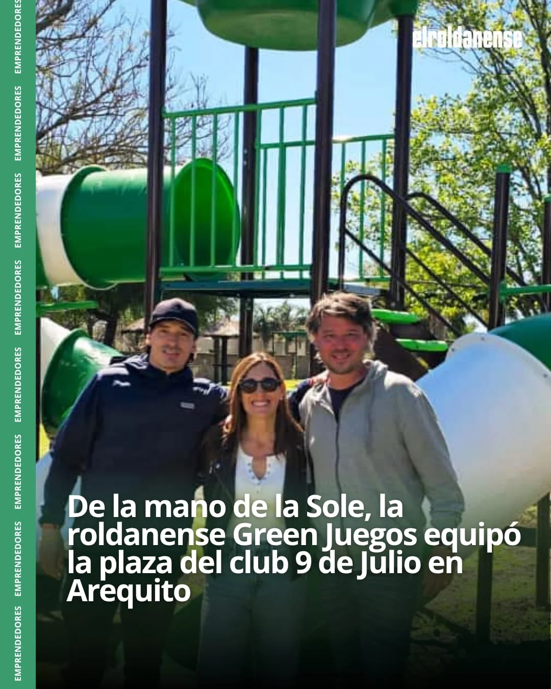 Un nuevo espacio infantil en Arequito: el orgullo de acompañar a La Sole y al Club Atlético 9 de Julio