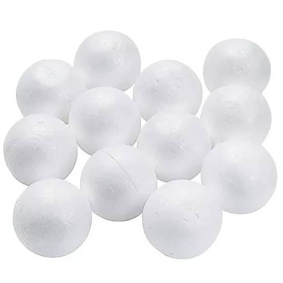 Esferas de telgopor: creatividad y múltiples usos en artística y cotillón | Mercería mayorista Rosario