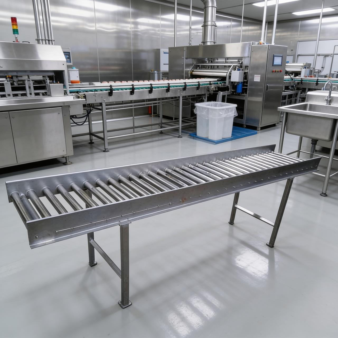 Transportadores para la industria alimenticia: eficiencia y seguridad en cada proceso