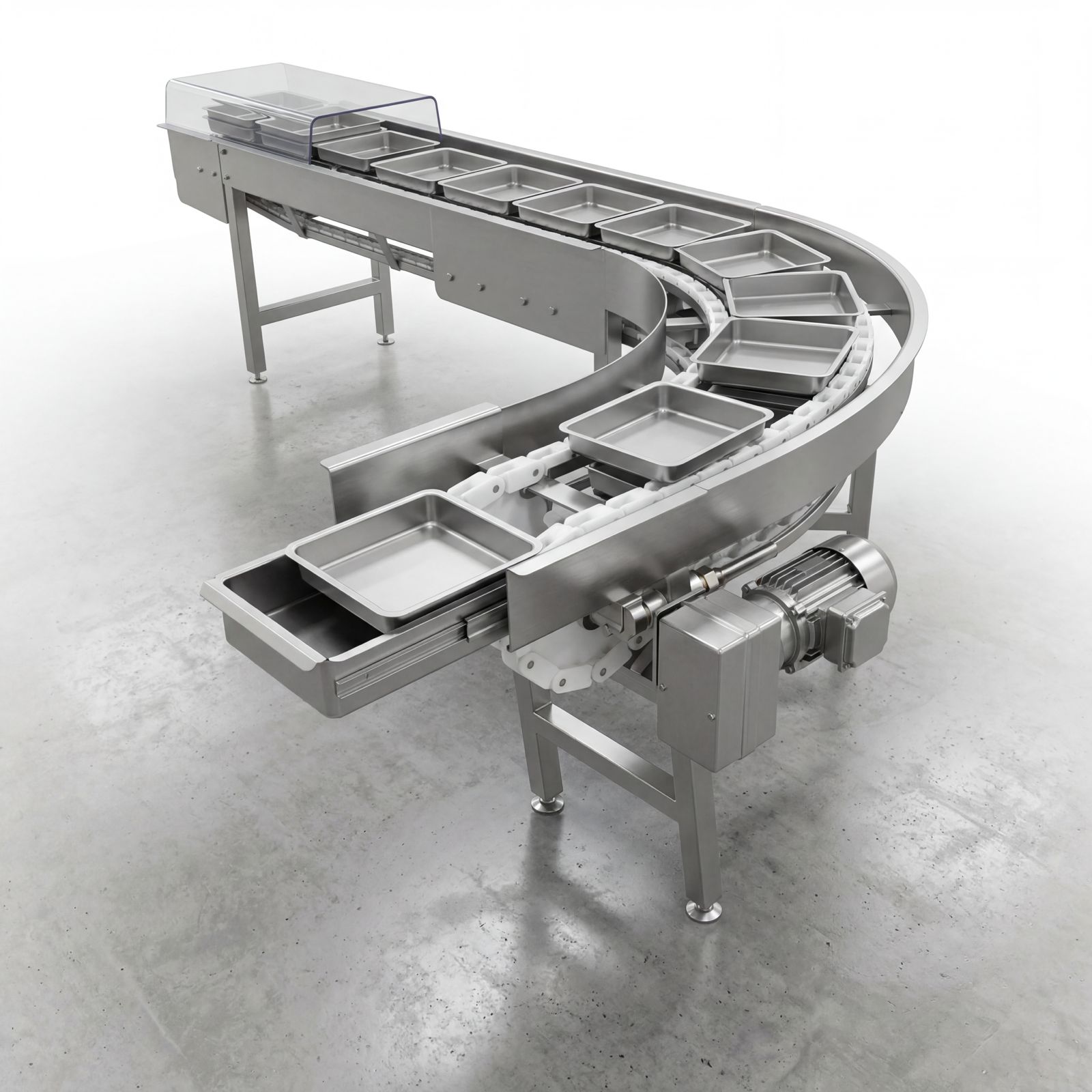 Cintas transportadoras de cadena cajonera: eficiencia, higiene y durabilidad para la industria alimenticia