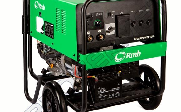 Motosoldadora Inverpower 195 RMB para trabajos de soldadura industrial con electrodos en Rosario y todo el pais.