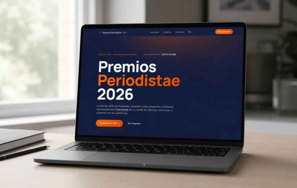 Posicionamiento Web, finalista argentino en los Premios Periodistae 2026 por su. Fotografía editorial relacionada con Posicionamiento Web Premios Periodistae 2026. publicada en Dis