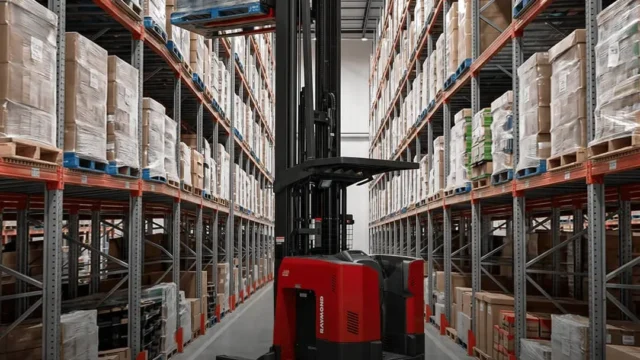Raymond 7730 Reach Truck: eficiencia y altura para depósitos industriales. Imagen destacada sobre Raymond 7730 Reach Truck. publicada en Diseño Web Rosario