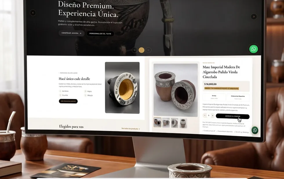 Cómo se diseñó la tienda online de SF Premium con WordPress y WooCommerce. Fotografía editorial relacionada con diseño de tienda online. publicada en Diseño Web Rosario