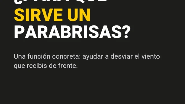 Parabrisas para motos: cómo elegir una solución compatible en Argentina. Imagen destacada sobre parabrisas para motos. publicada en Diseño Web Rosario