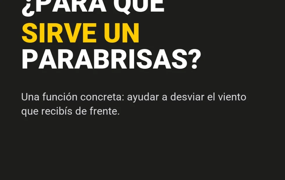 Parabrisas para motos: cómo elegir una solución compatible en Argentina. Imagen destacada sobre parabrisas para motos. publicada en Diseño Web Rosario