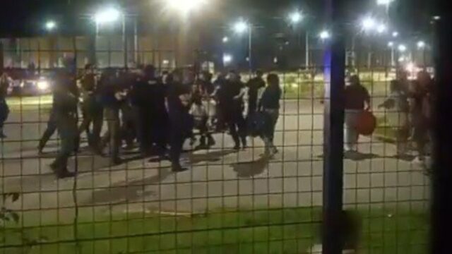 Intento de toma en la Villa Olímpica de Santa Fe: hubo ocho detenidos. Fotografía editorial relacionada con toma Villa Olímpica Santa Fe. publicada en Diseño Web Rosario