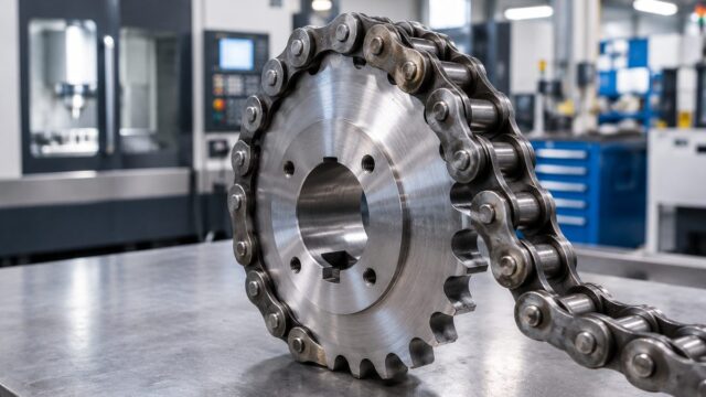 Ruedas dentadas industriales: cómo definirlas para un transportador. Imagen destacada sobre ruedas dentadas industriales. publicada en Diseño Web Rosario